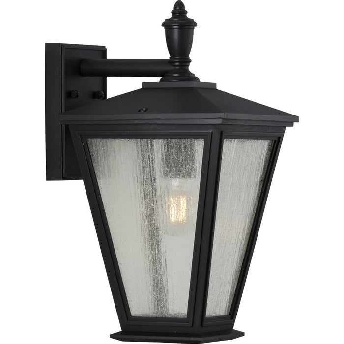Progress Lighting P560167-031 One Light Wall Lantern, Black