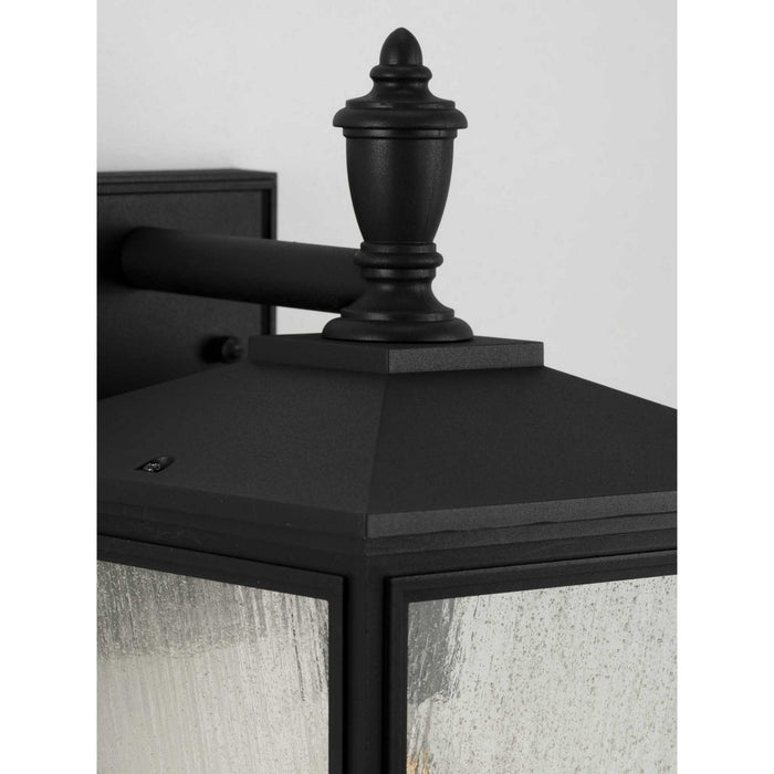 Progress Lighting P560167-031 One Light Wall Lantern, Black