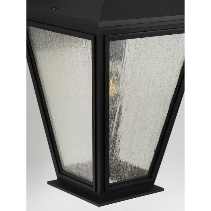 Progress Lighting P560167-031 One Light Wall Lantern, Black