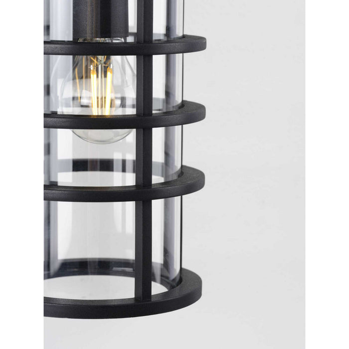 Progress Lighting P560168-031 One Light Wall Lantern, Black