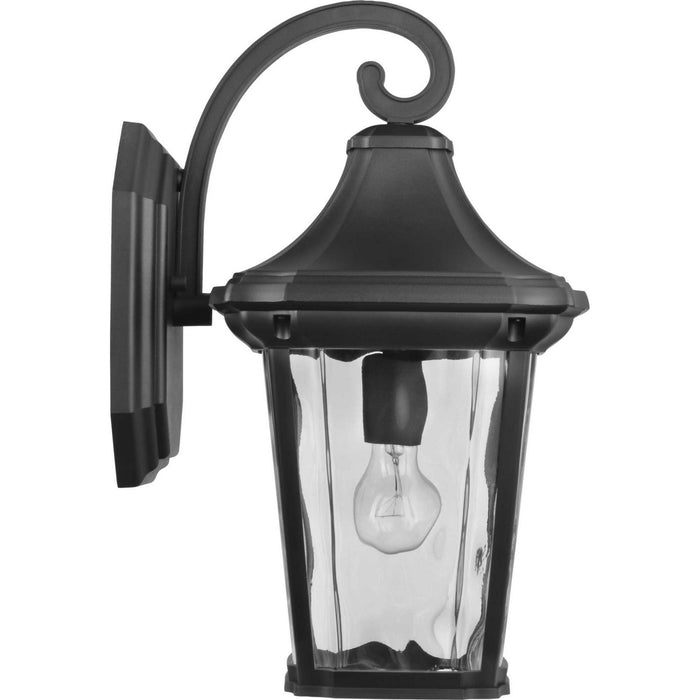 Progress Lighting P560173-031 One Light Wall Lantern, Black