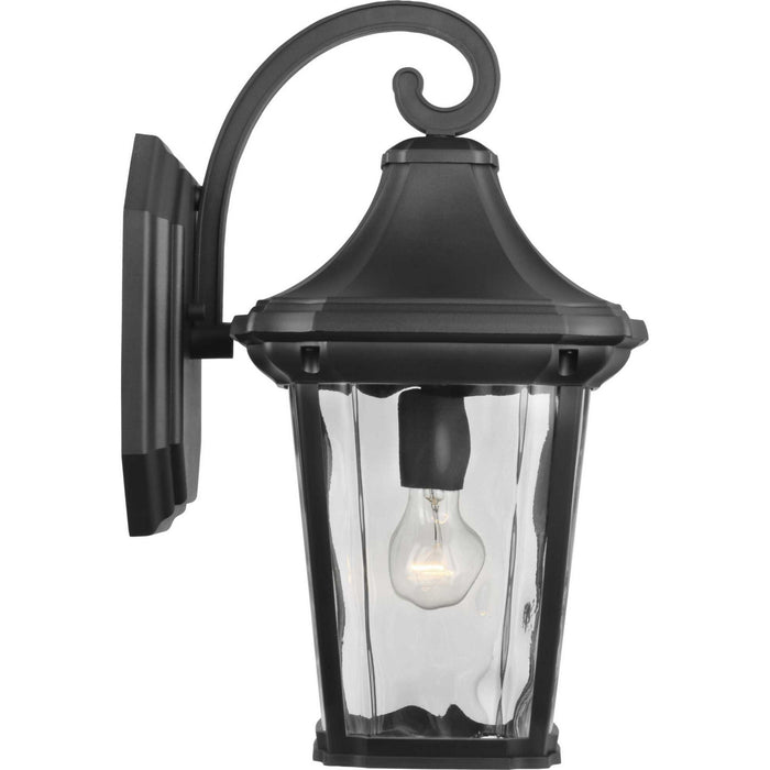Progress Lighting P560173-031 One Light Wall Lantern, Black