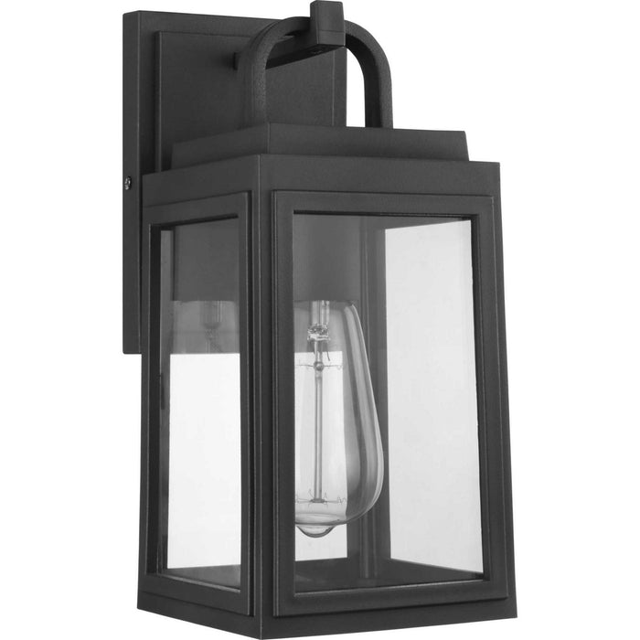 Progress Lighting P560174-031 One Light Wall Lantern, Black