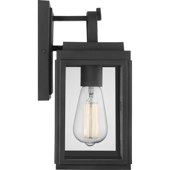 Progress Lighting P560174-031 One Light Wall Lantern, Black
