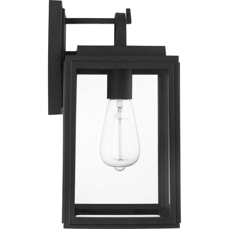 Progress Lighting P560175-031 One Light Wall Lantern, Black