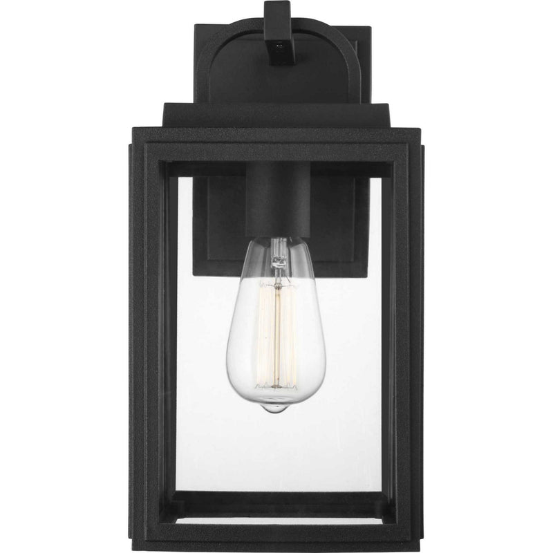 Progress Lighting P560175-031 One Light Wall Lantern, Black