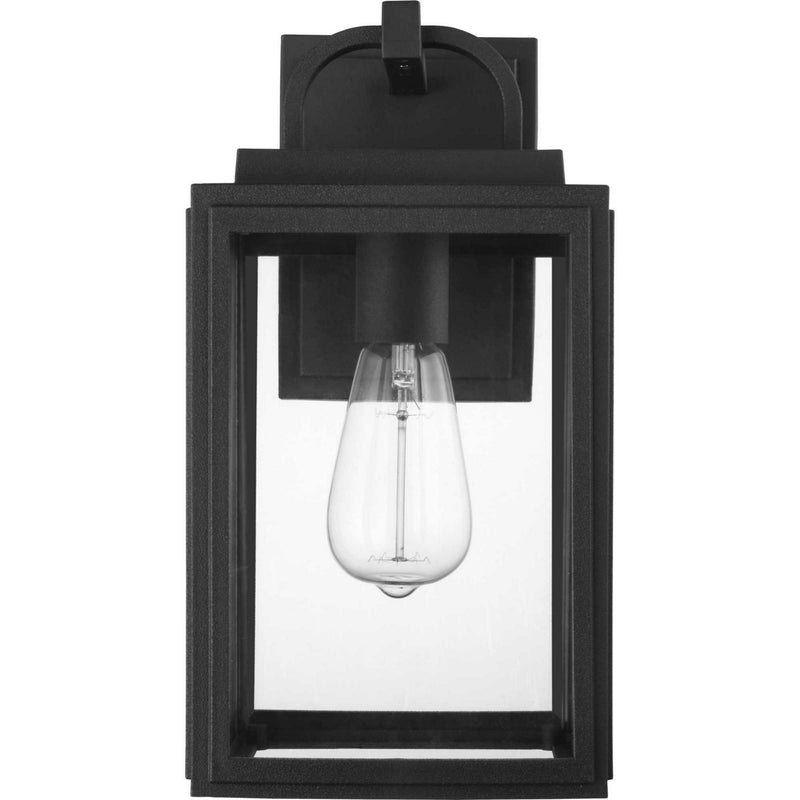 Progress Lighting P560175-031 One Light Wall Lantern, Black