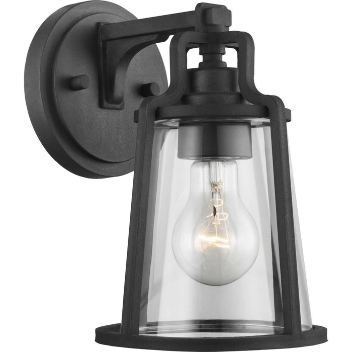 Progress Lighting P560177-031 One Light Wall Lantern, Black