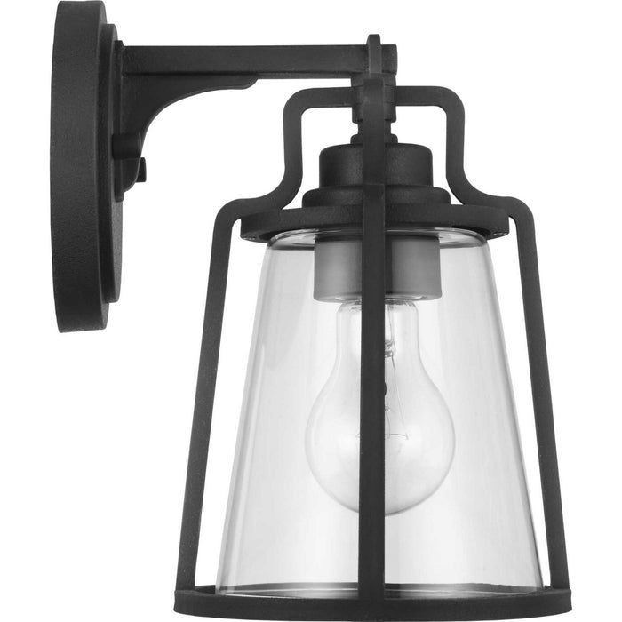 Progress Lighting P560177-031 One Light Wall Lantern, Black