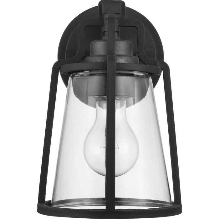 Progress Lighting P560177-031 One Light Wall Lantern, Black
