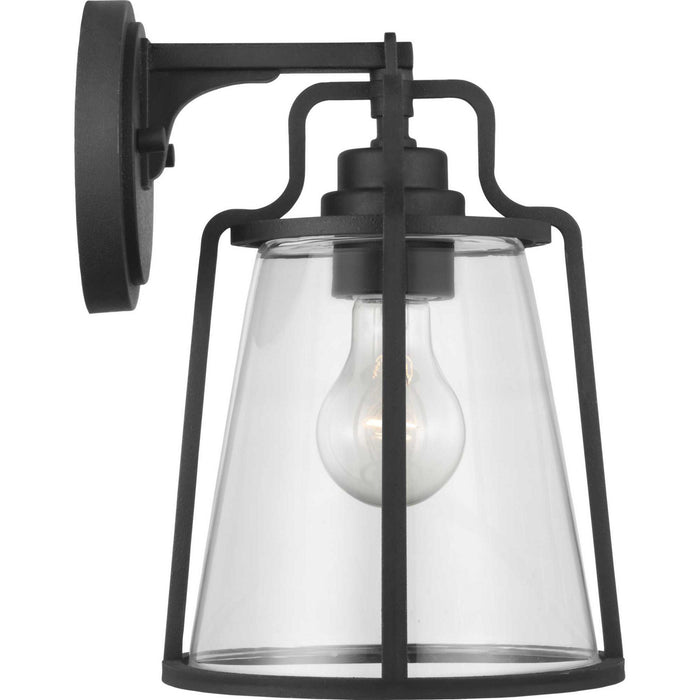 Progress Lighting P560178-031 One Light Wall Lantern, Black