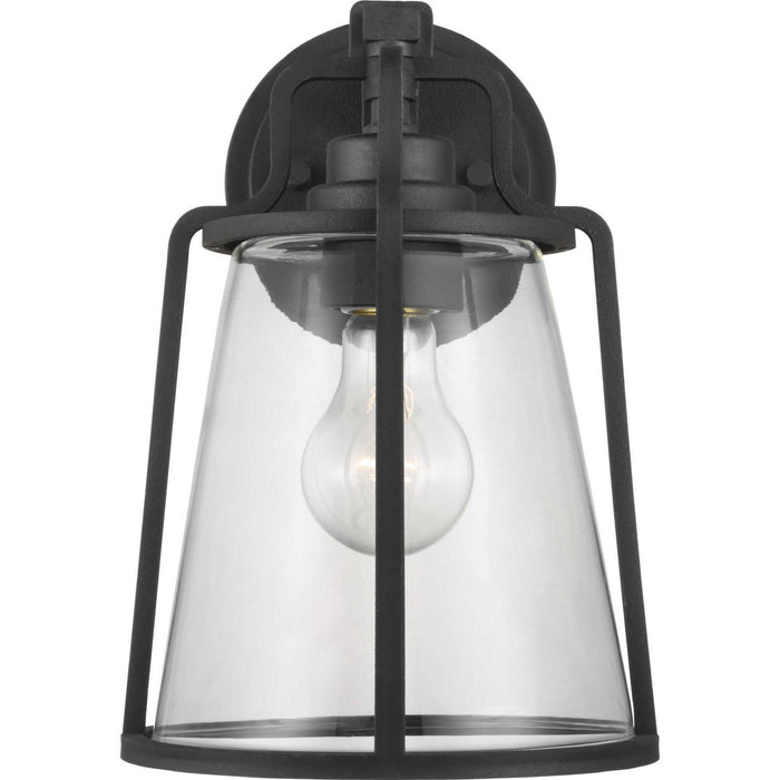 Progress Lighting P560178-031 One Light Wall Lantern, Black