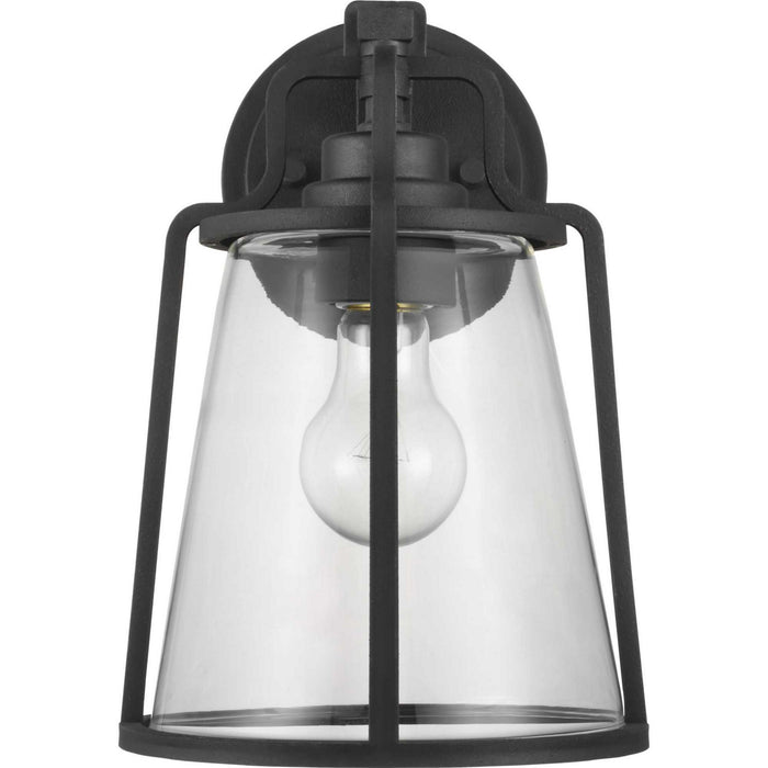 Progress Lighting P560178-031 One Light Wall Lantern, Black