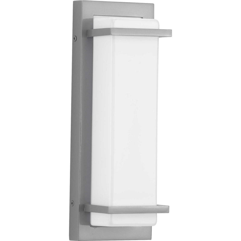Progress Lighting P560210-082-30 LED Outdoor Wall Sconce, Metallic Gray