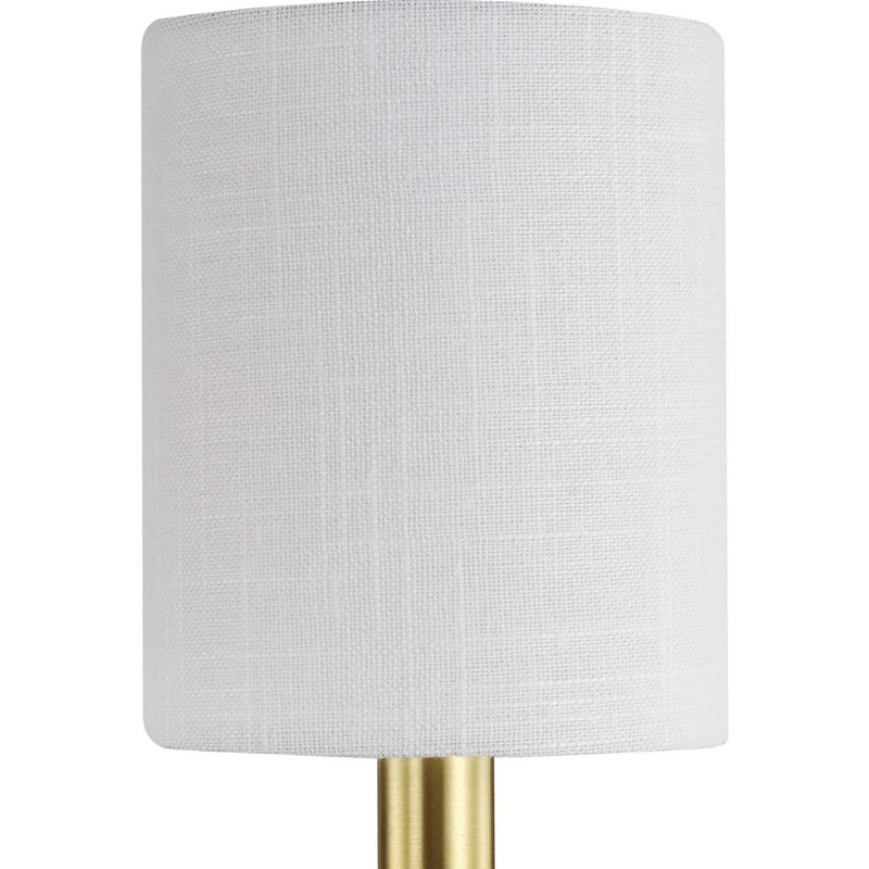 Progress Lighting P710019-012 Two Light Wall Sconce, Satin Brass
