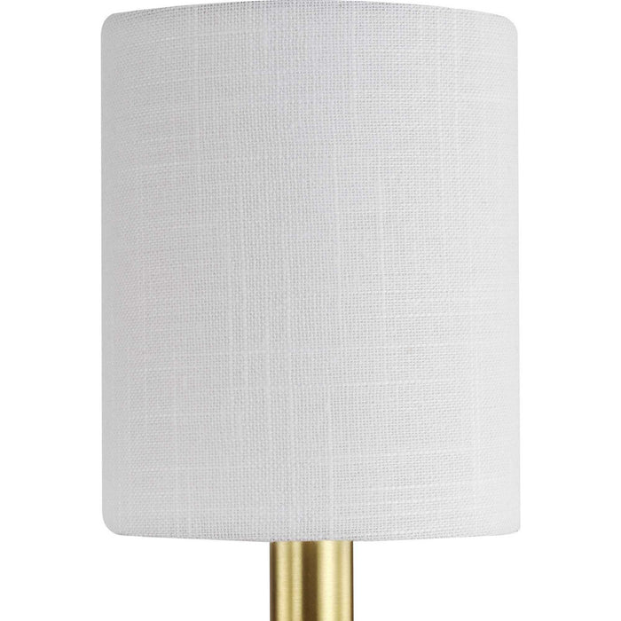 Progress Lighting P710019-012 Two Light Wall Sconce, Satin Brass