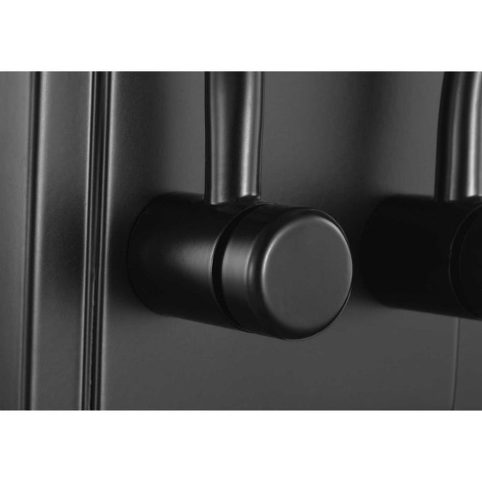 Progress Lighting P710019-031 Two Light Wall Sconce, Black