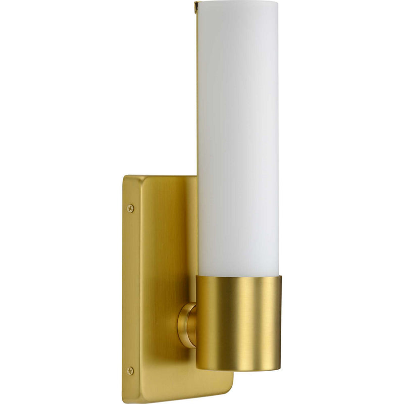 Progress Lighting P710047-012-30 LED Wall Bracket, Satin Brass