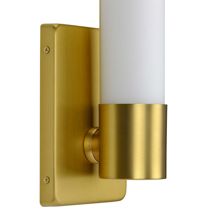Progress Lighting P710047-012-30 LED Wall Bracket, Satin Brass