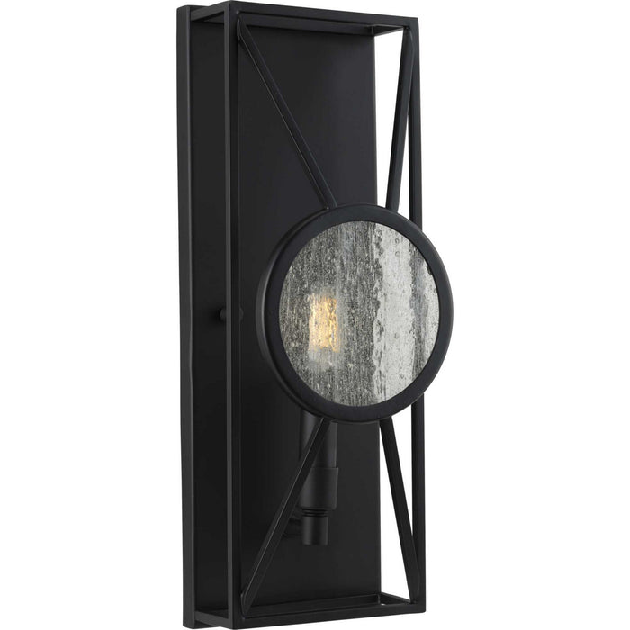 Progress Lighting P710076-031 One Light Wall Sconce, Black