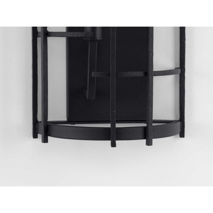 Progress Lighting P710077-031 Two Light Wall Sconce, Textured Black