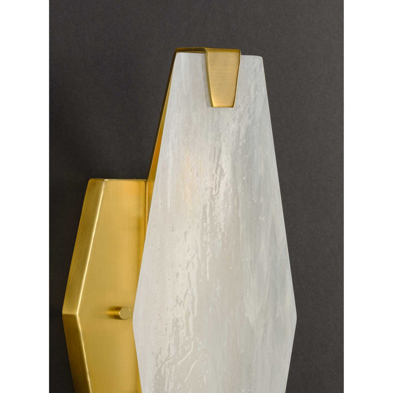 Progress Lighting P710078-109 Two Light Wall Sconce, Brushed Bronze