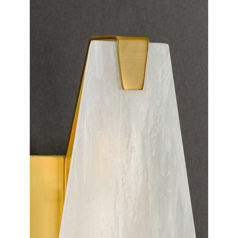 Progress Lighting P710078-109 Two Light Wall Sconce, Brushed Bronze