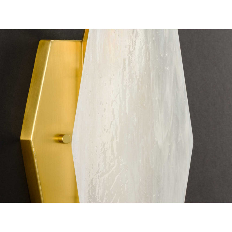 Progress Lighting P710078-109 Two Light Wall Sconce, Brushed Bronze