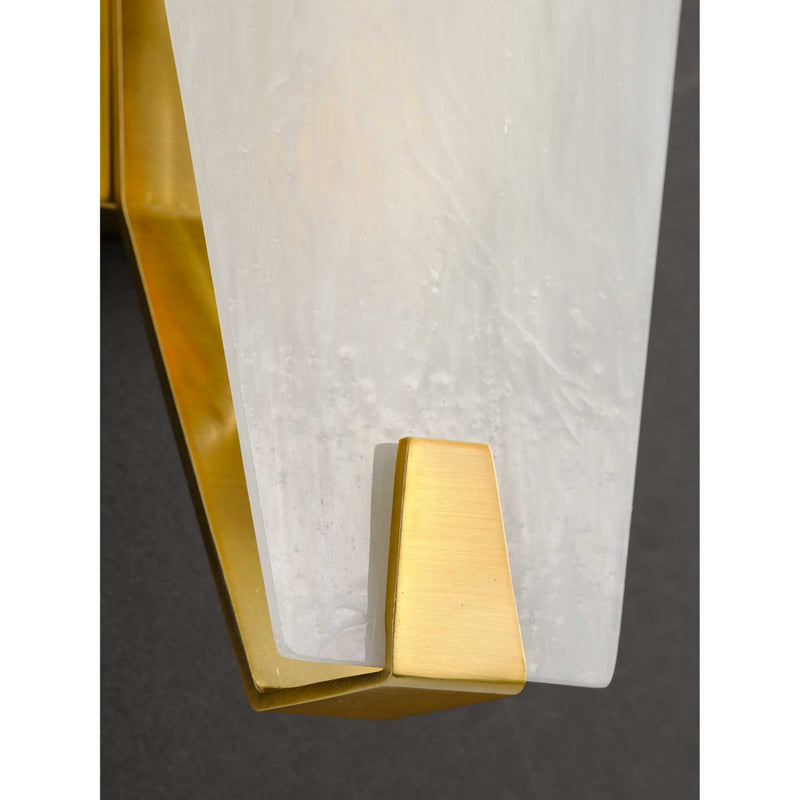 Progress Lighting P710078-109 Two Light Wall Sconce, Brushed Bronze