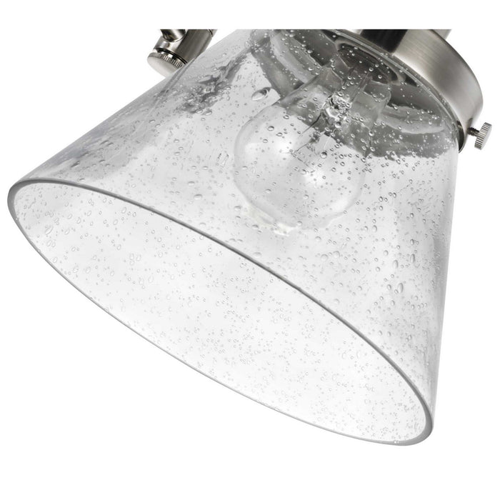 Progress Lighting P710084-009 One Light Swing Arm Wall Lamp, Brushed Nickel
