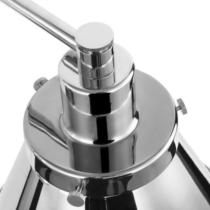 Progress Lighting P710085-104 One Light Swing Arm Wall Lamp, Polished Nickel