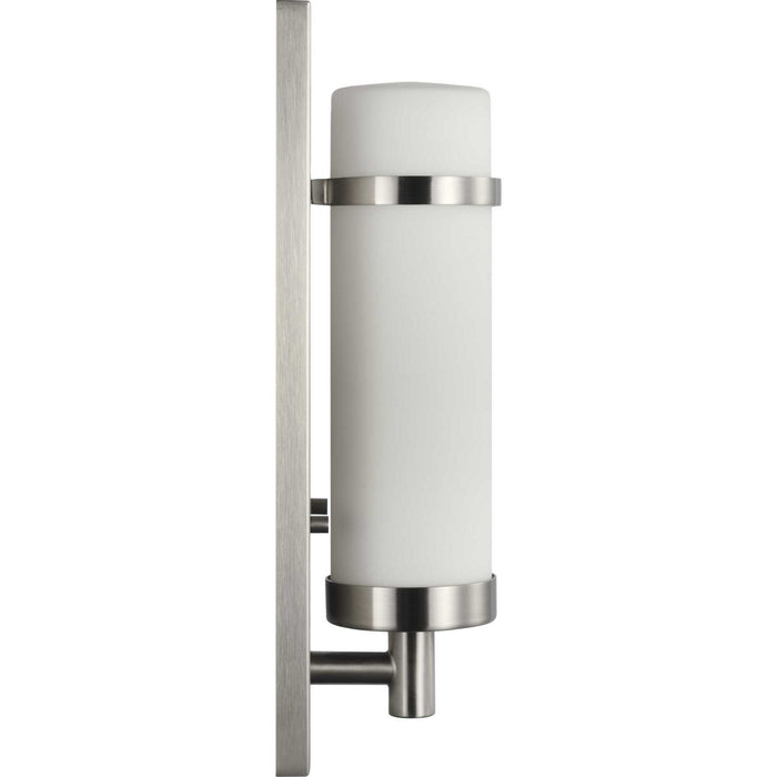 Progress Lighting P710087-009 One Light Wall Sconce, Brushed Nickel