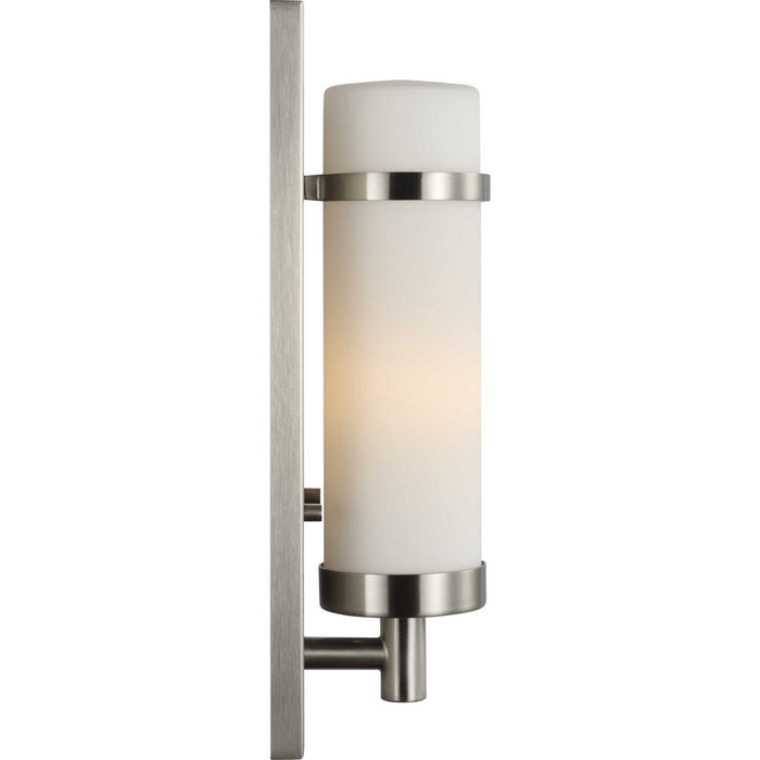 Progress Lighting P710087-009 One Light Wall Sconce, Brushed Nickel