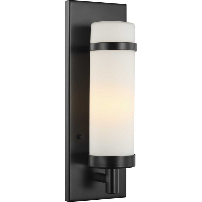 Progress Lighting P710087-031 One Light Wall Sconce, Black