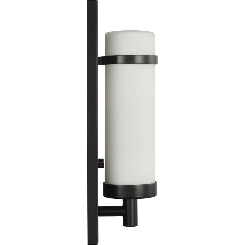 Progress Lighting P710087-031 One Light Wall Sconce, Black