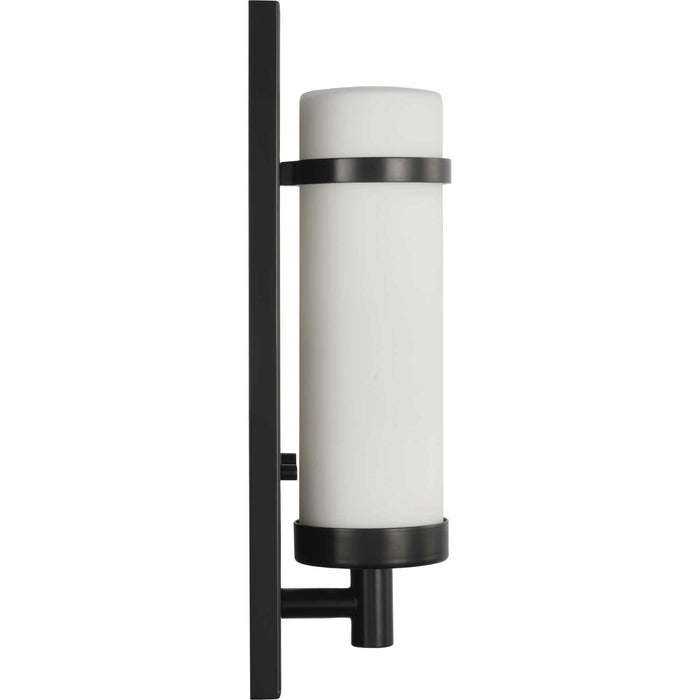 Progress Lighting P710087-031 One Light Wall Sconce, Black