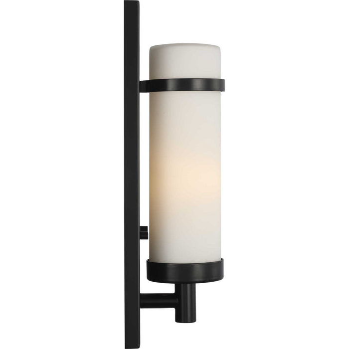 Progress Lighting P710087-031 One Light Wall Sconce, Black