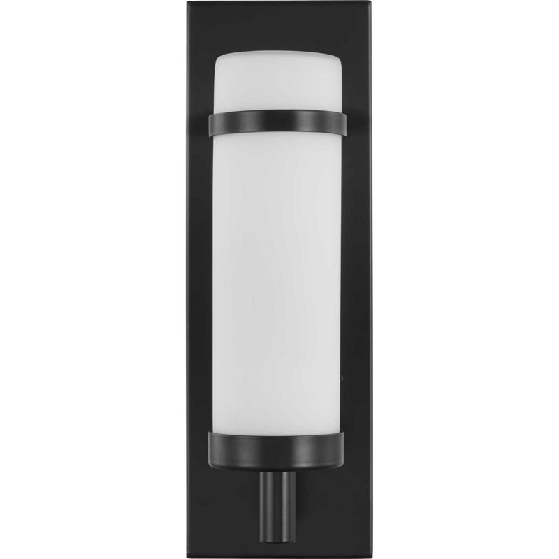 Progress Lighting P710087-031 One Light Wall Sconce, Black