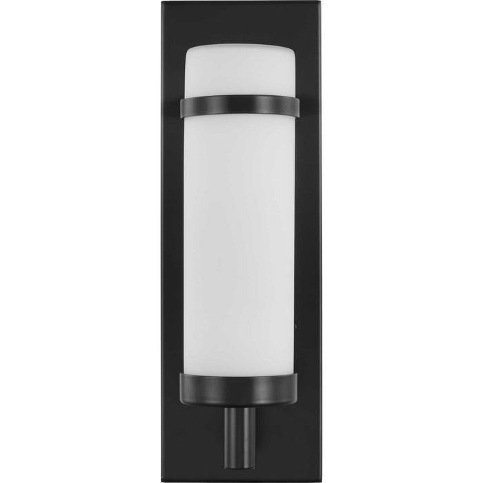 Progress Lighting P710087-031 One Light Wall Sconce, Black