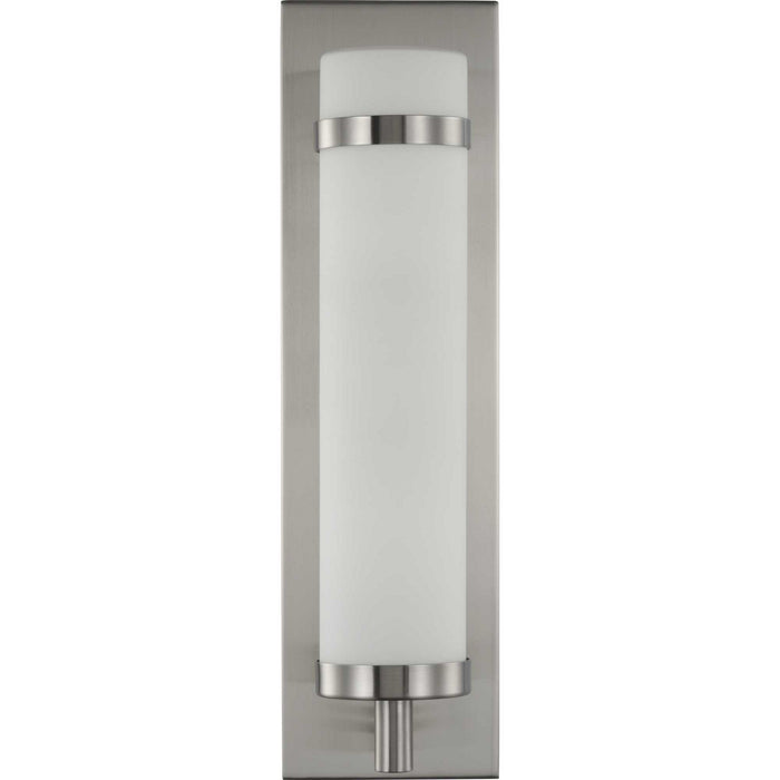 Progress Lighting P710088-009 One Light Wall Sconce, Brushed Nickel