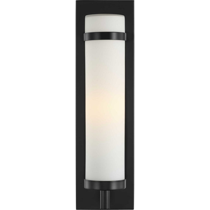 Progress Lighting P710088-031 One Light Wall Sconce, Black
