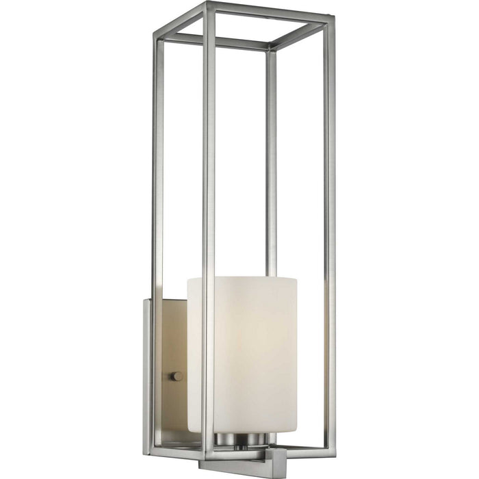 Progress Lighting P710089-009 One Light Wall Bracket, Brushed Nickel