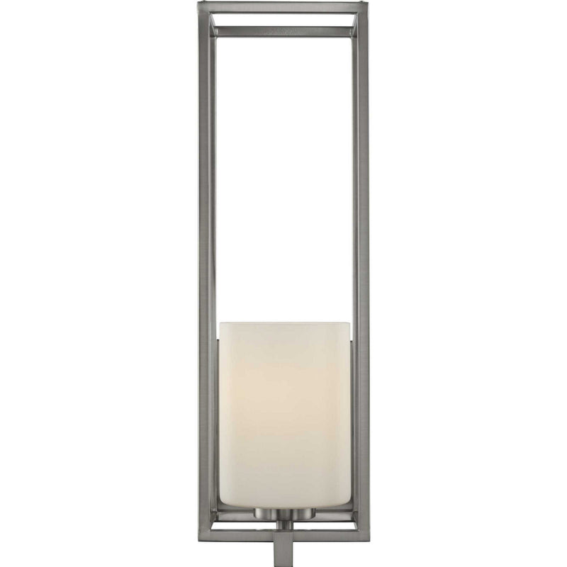 Progress Lighting P710089-009 One Light Wall Bracket, Brushed Nickel