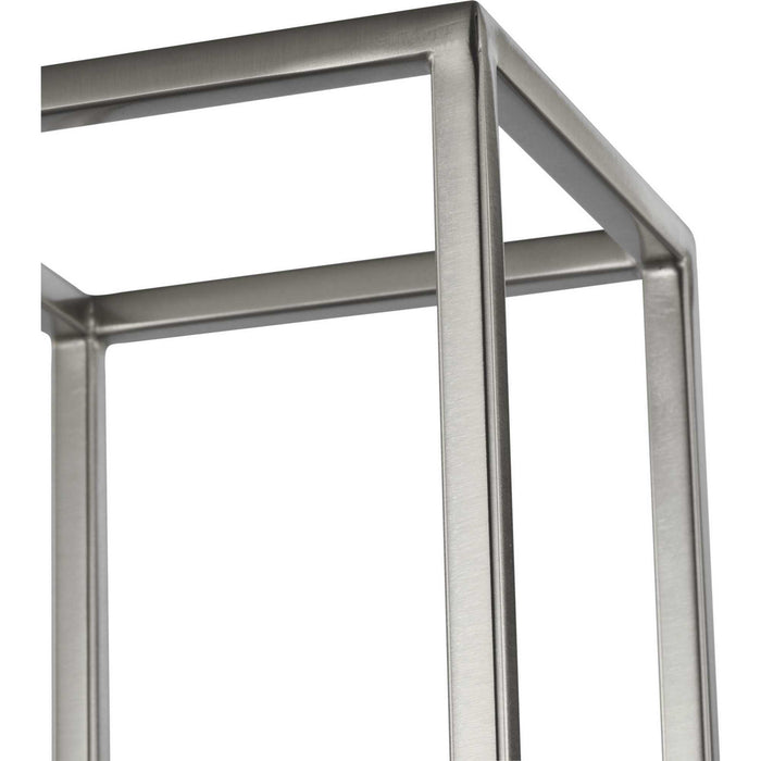 Progress Lighting P710089-009 One Light Wall Bracket, Brushed Nickel