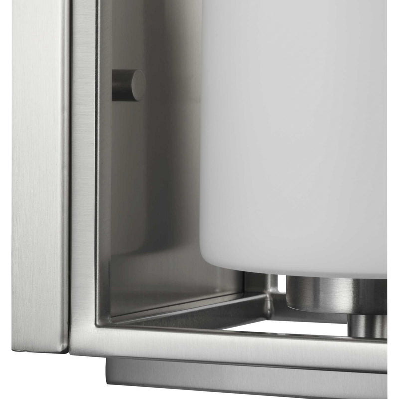Progress Lighting P710089-009 One Light Wall Bracket, Brushed Nickel