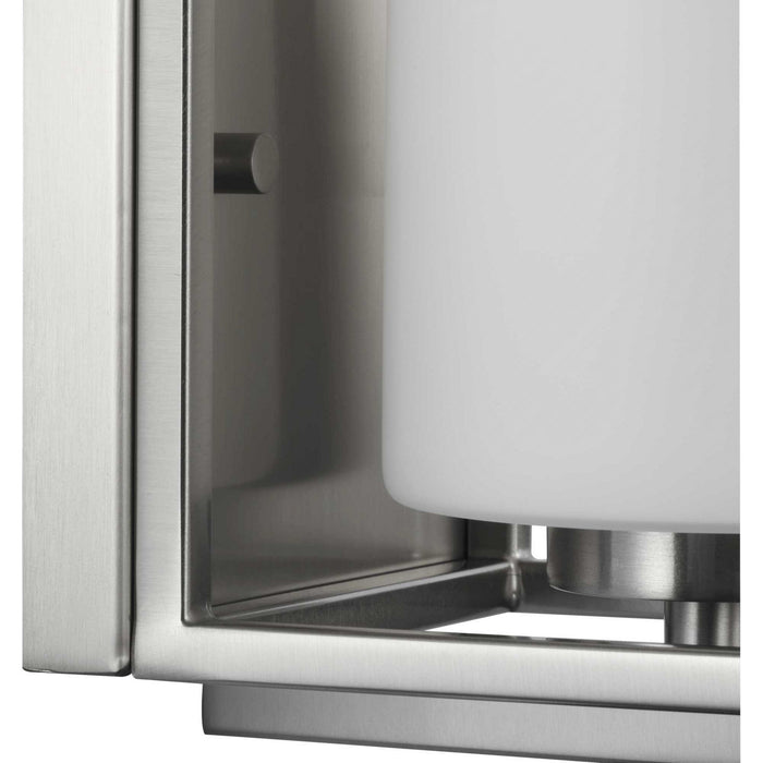 Progress Lighting P710089-009 One Light Wall Bracket, Brushed Nickel