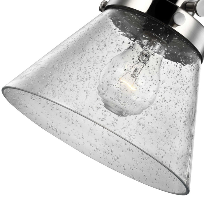Progress Lighting P710094-009 One Light Swing Arm Wall Lamp, Brushed Nickel
