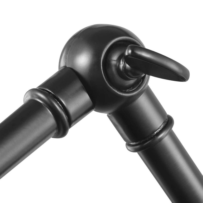 Progress Lighting P710095-031 One Light Swing Arm Wall Lamp, Black