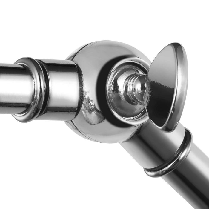 Progress Lighting P710095-104 One Light Swing Arm Wall Lamp, Polished Nickel