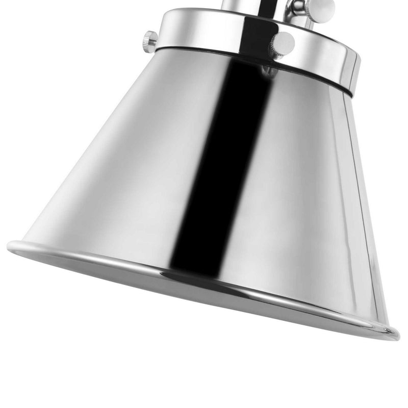Progress Lighting P710095-104 One Light Swing Arm Wall Lamp, Polished Nickel